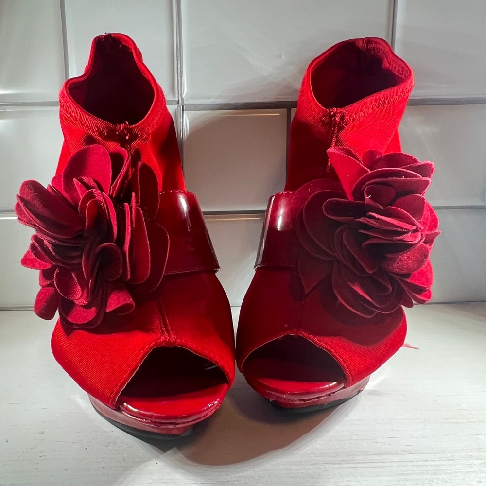 Sassy Bright Red Stilettos